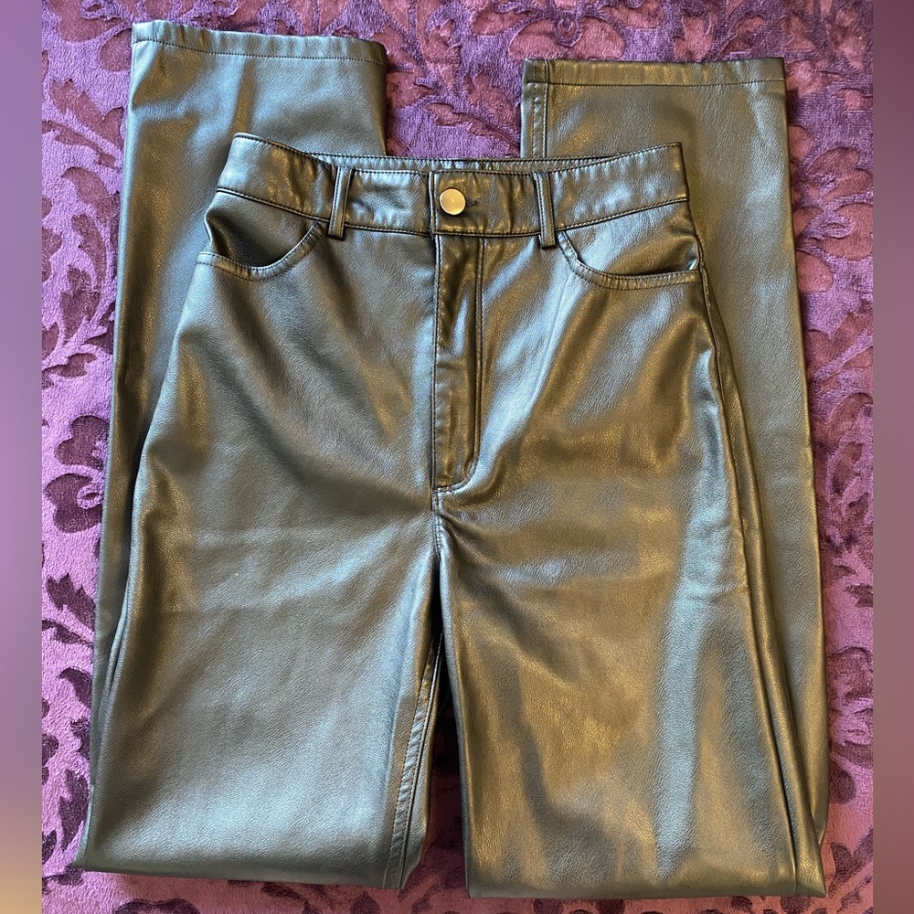 Dynamite Black Leather Pants